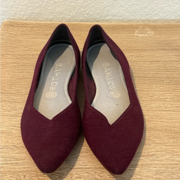 ROTHYS THE POINT WOMENS FLAT SHOES 8.5 - Picture 3 of 4